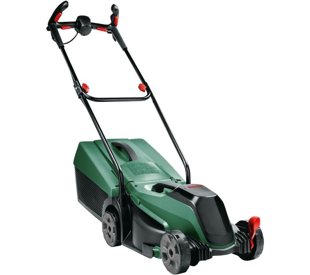 BOSCH CityMower 18 Cordless Rotary Lawn Mower - Green & Black image number 7 of 10