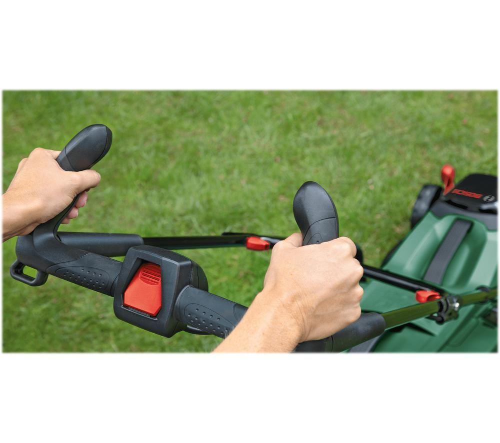 BOSCH CityMower 18 Cordless Rotary Lawn Mower - Green & Black image number 10 of 10