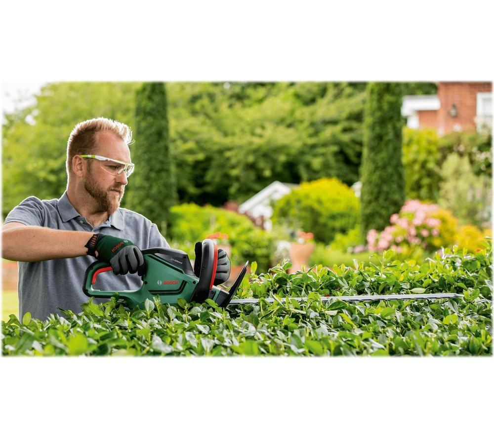 BOSCH UniversalHedgeCut 50 Hedge Trimmer - Green & Black image number 2 of 4