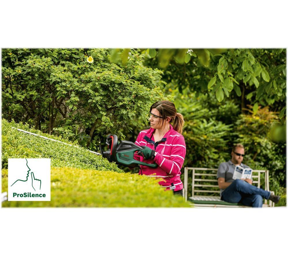 BOSCH UniversalHedgeCut 60 Hedge Trimmer - Black & Green image number 5 of 5