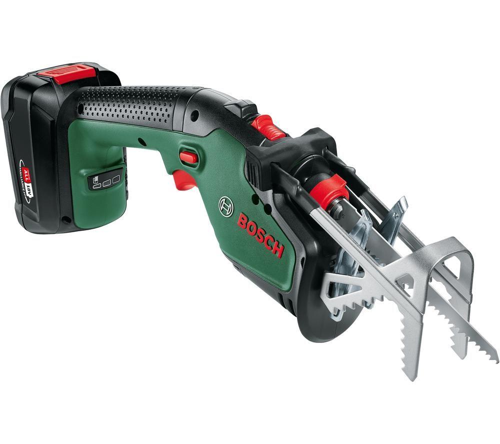 BOSCH KEO Cordless Garden Saw with 1 battery - Green & Black image number 3 of 9