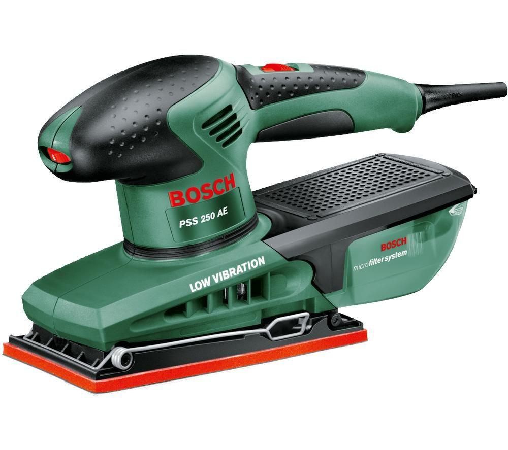 Bosch Pss 250 Ae Orbital Sander - Green & Black