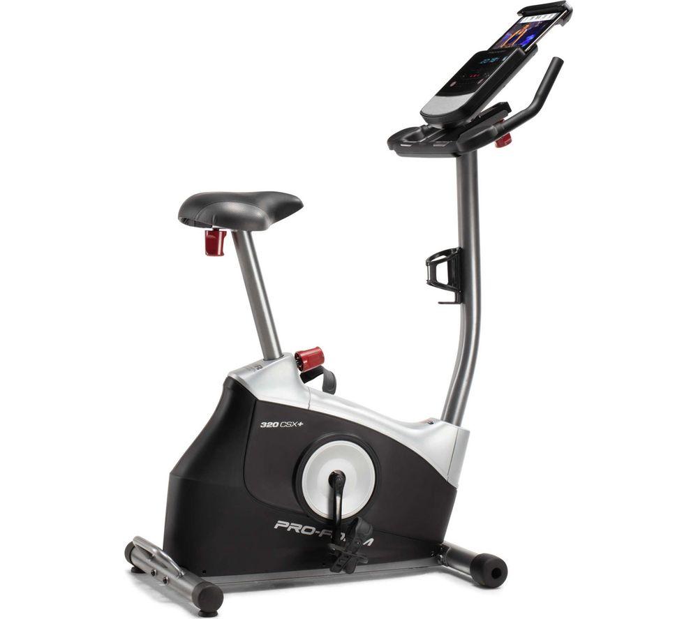 Proform 320 CSX Bluetooth Exercise Bike - Black & Grey, Silver/Grey,Black