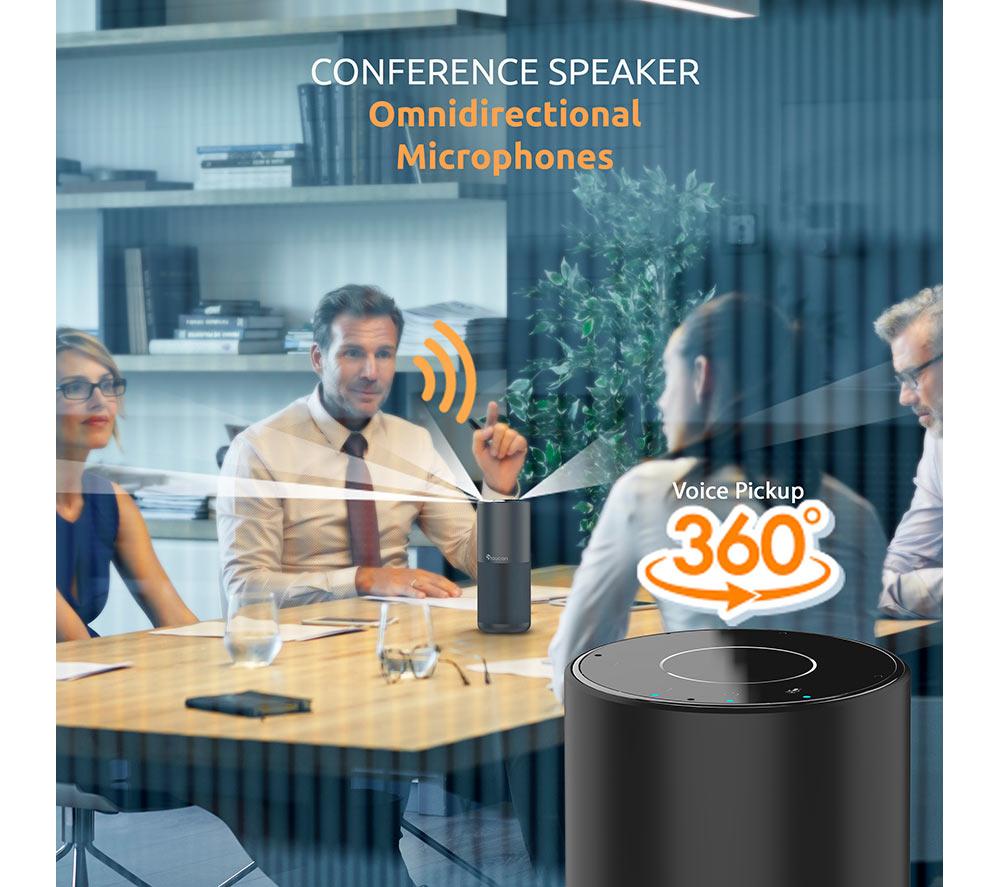 TOUCAN S100 Bluetooth Conference Speaker - Black image number 4 of 25