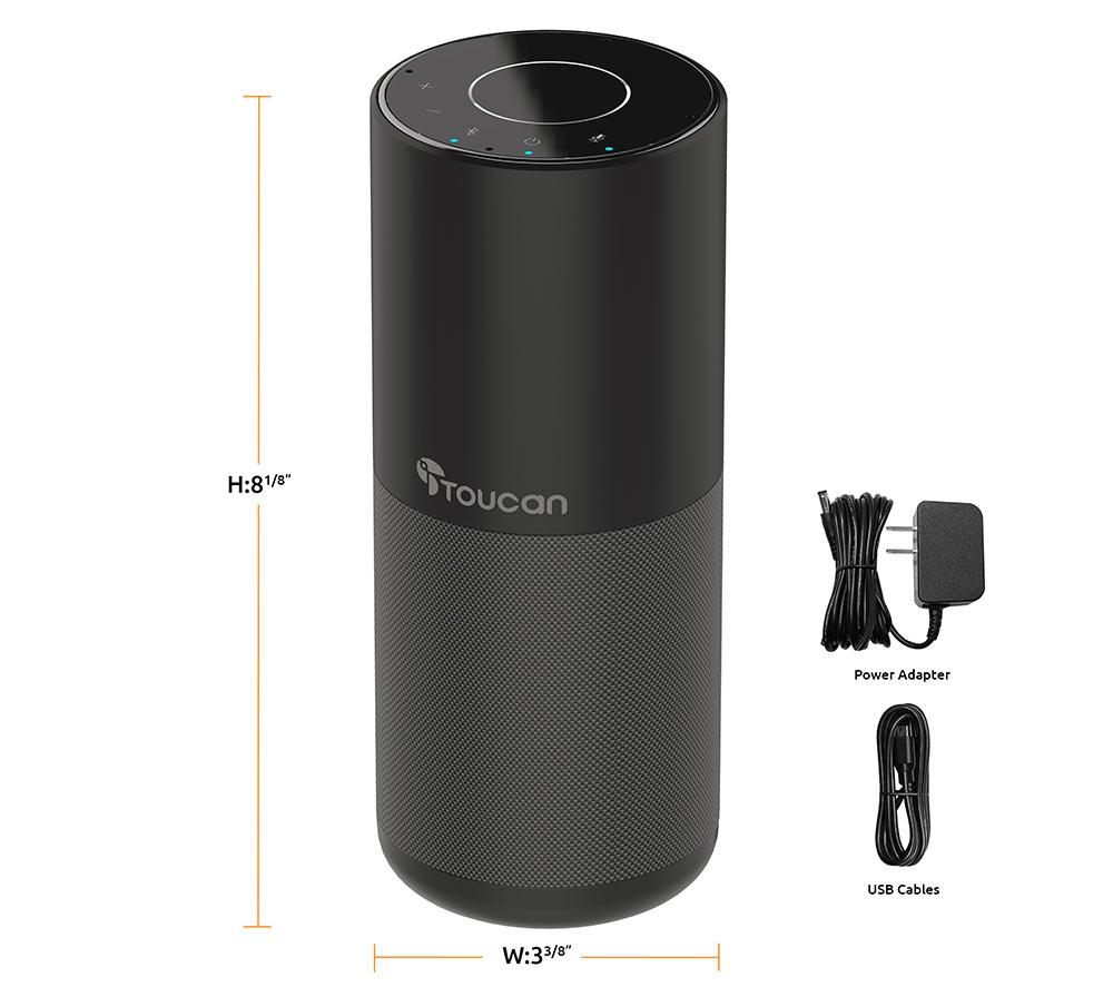 TOUCAN S100 Bluetooth Conference Speaker - Black image number 17 of 25