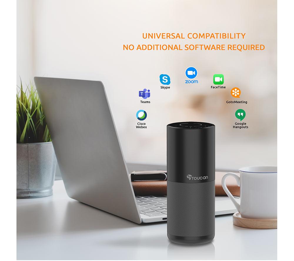 TOUCAN S100 Bluetooth Conference Speaker - Black image number 24 of 25