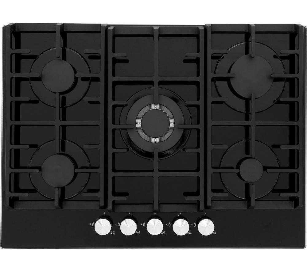 MONTPELLIER MGH75BG Gas Hob - Black, Black