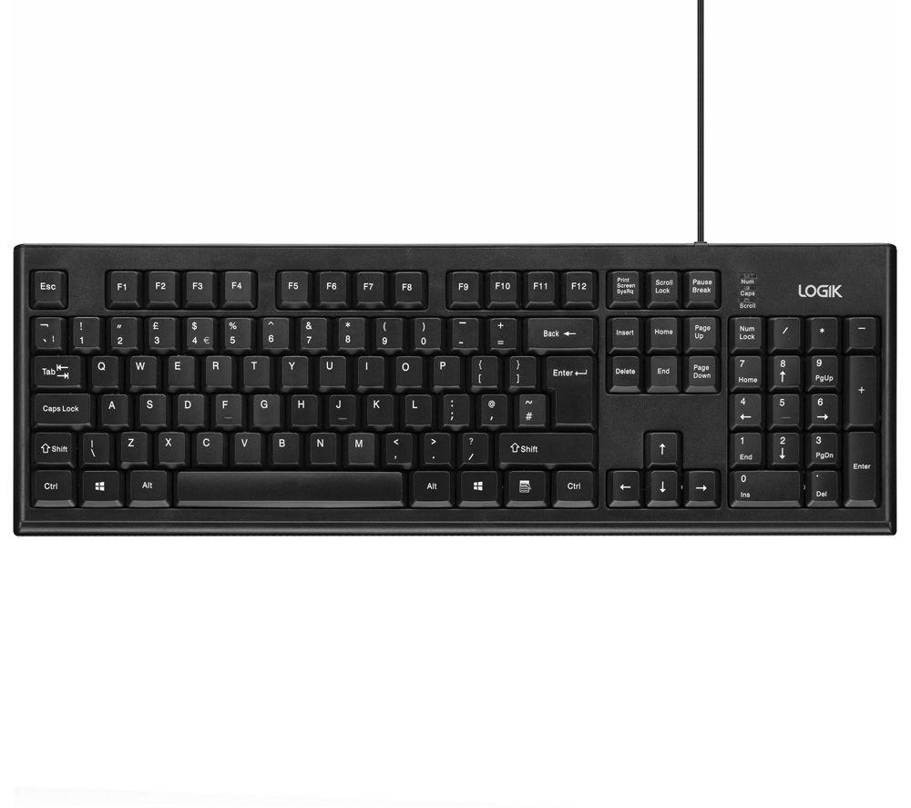 LOGIK LFSWDKB23 Keyboard - Black