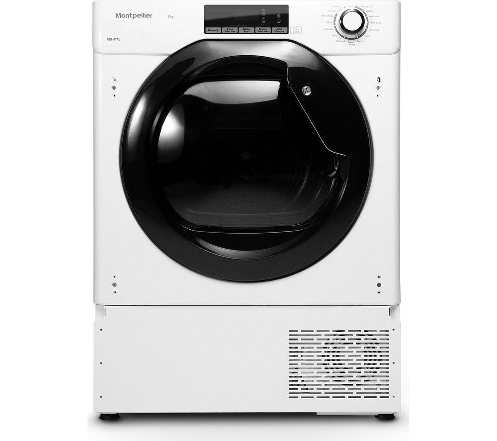 MONTPELLIER MIHP75 Integrated 7 kg Heat Pump Tumble Dryer review 8.8 / 10