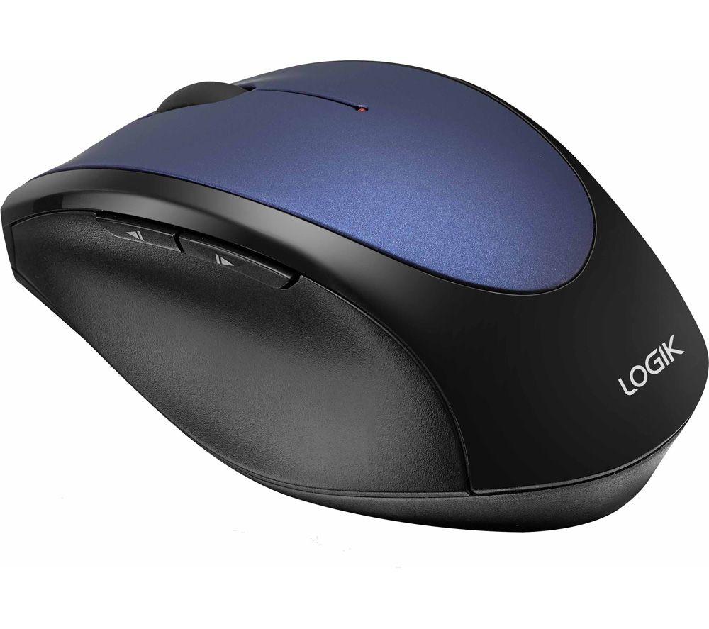 Light blue outlet wireless mouse