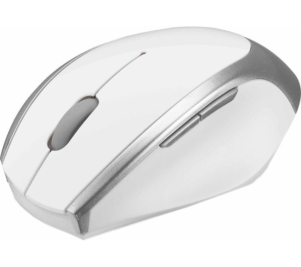 White computer deals mouse