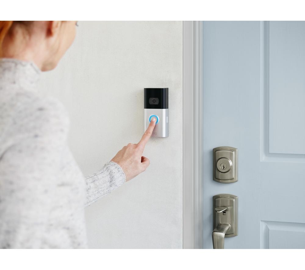 RING Video Doorbell 3 & Amazon Echo Show 5 (2nd Gen) Bundle - White image number 3 of 6