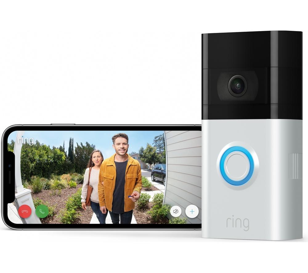 RING Video Doorbell 3 & Amazon Echo Show 5 (2nd Gen) Bundle - White image number 5 of 6