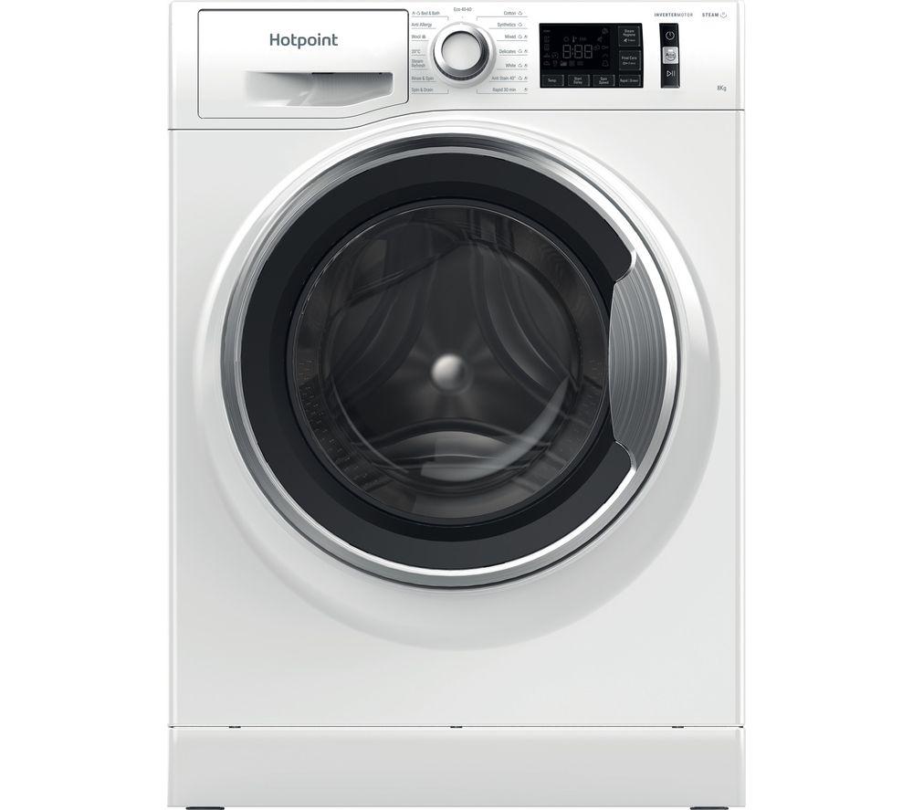 HOTPOINT NM11 846 WC A UK N 8 kg 1400 Spin Washing Machine – White, White