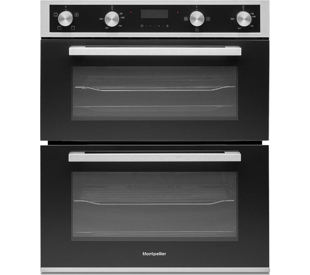 £369 Best Price MONTPELLIER DO3550UB Builtunder Double Oven