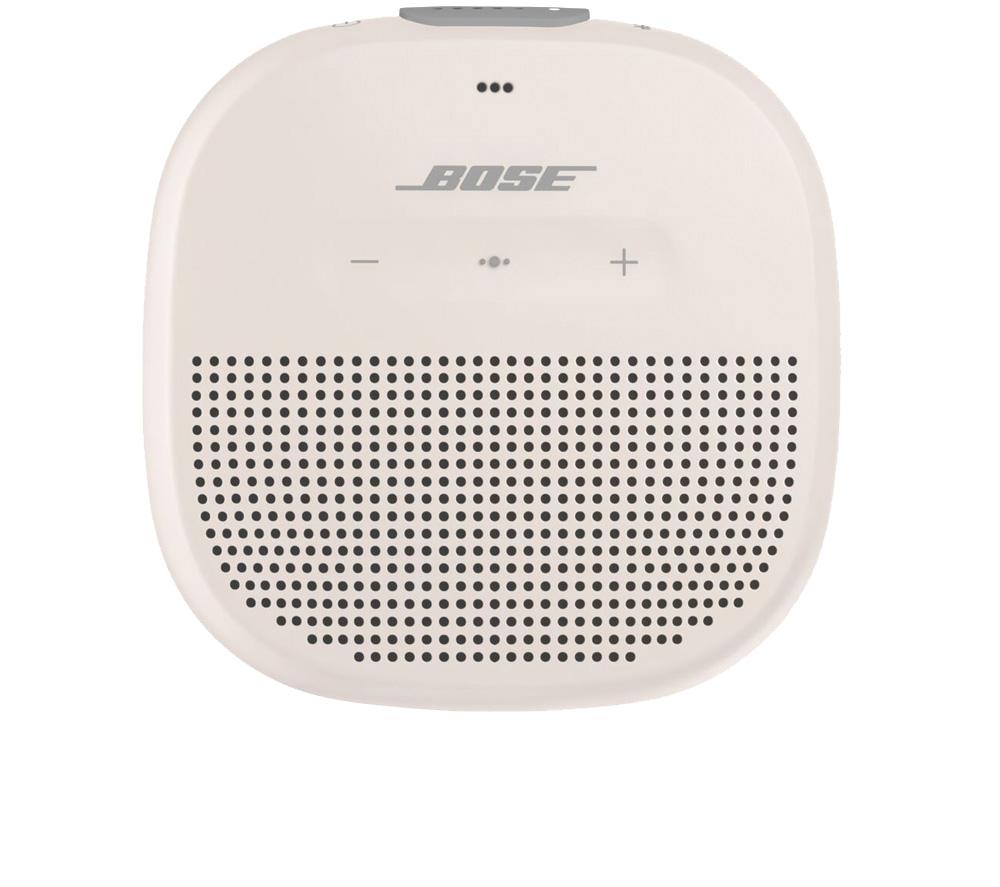 BOSE Soundlink Micro Portable Bluetooth Speaker - White Smoke, White