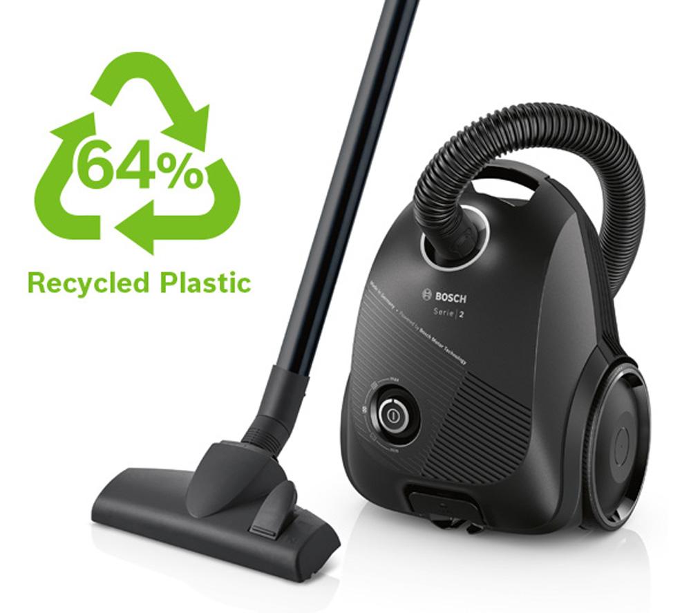 BOSCH Serie 2 ProEco BGBS2BA1GB Cylinder Bagged Vacuum Cleaner - Black image number 13 of 13