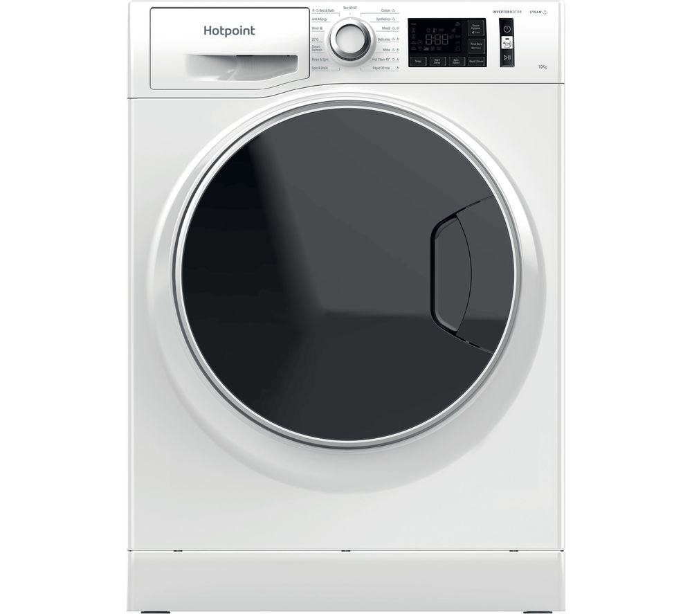 HOTPOINT NM11 1046 WD A UK N 10 kg 1400 Spin Washing Machine - White, White