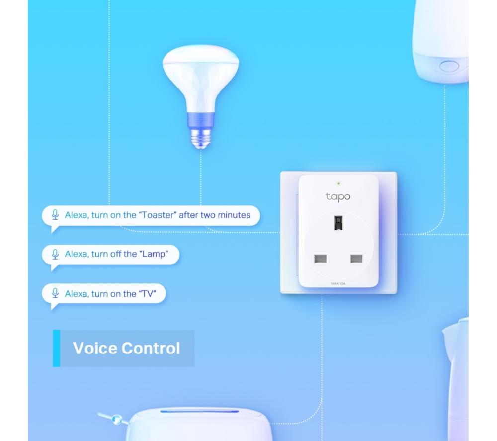 TP-LINK Tapo P100 Mini Smart WiFi Socket - Pack of 4 image number 5 of 8