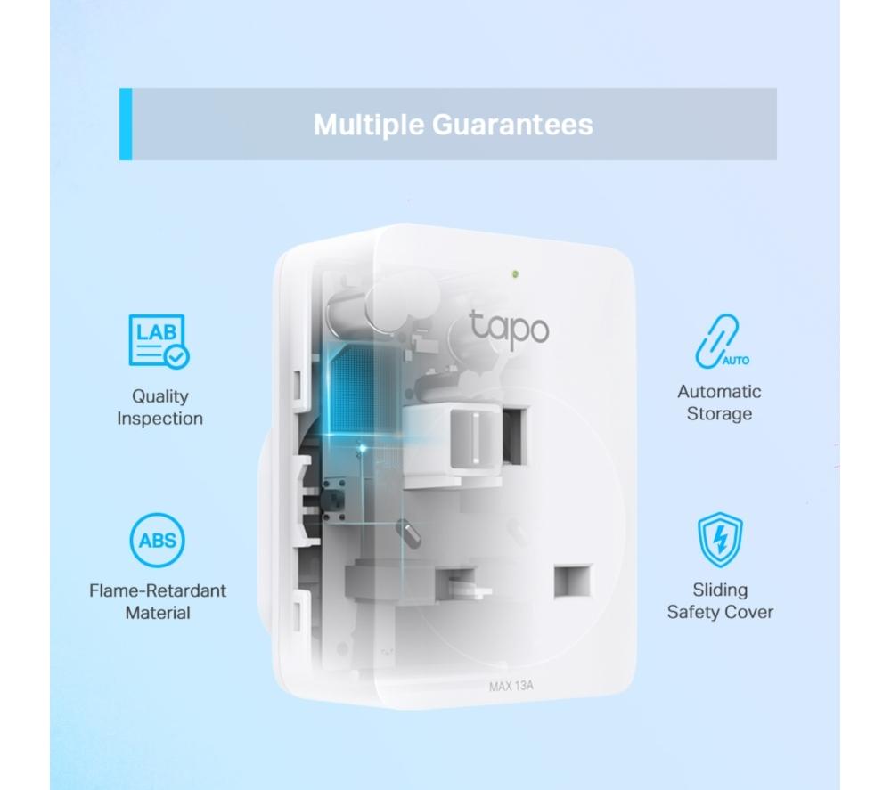 TP-LINK Tapo P100 Mini Smart WiFi Socket - Pack of 4 image number 6 of 8
