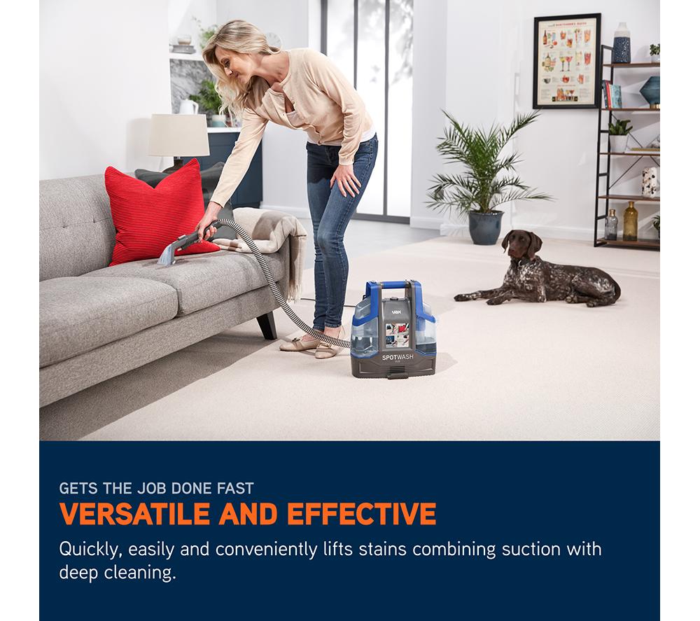 VAX SpotWash Duo CDCW-CSXA Carpet Cleaner - Blue & Grey image number 3 of 15