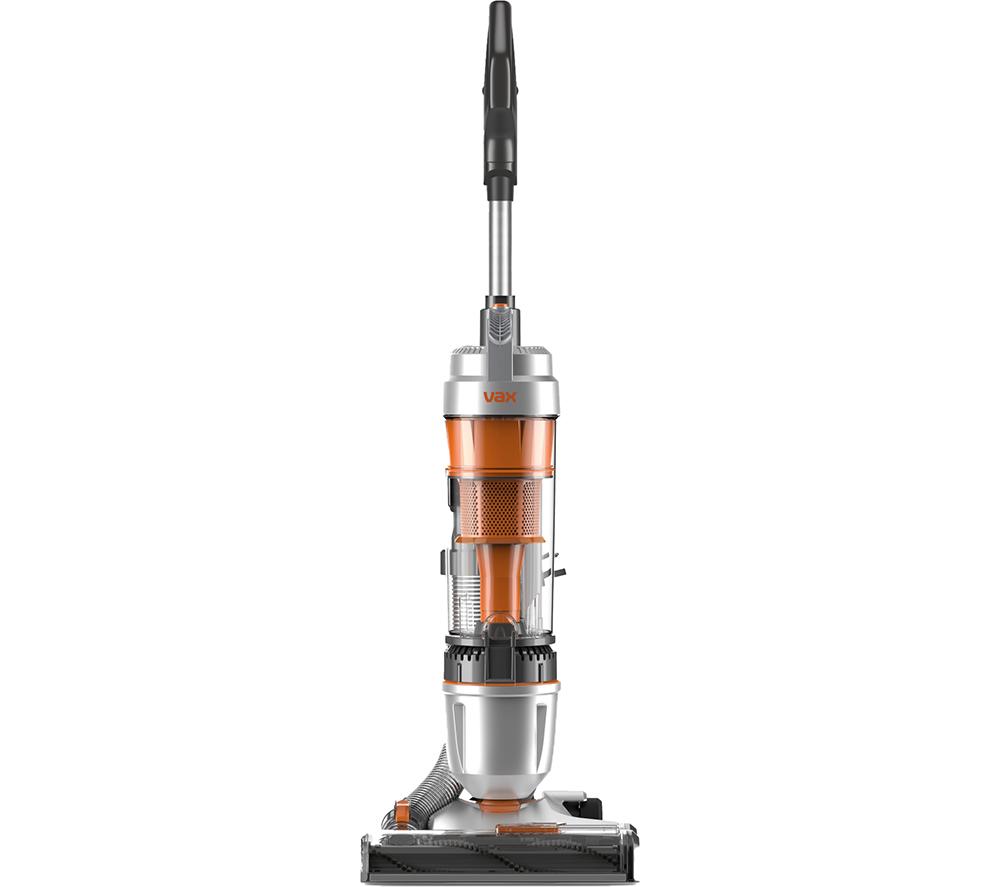 VAX Air Stretch Upright Bagless Vacuum Cleaner ? Silver & Orange, Orange,Silver/Grey