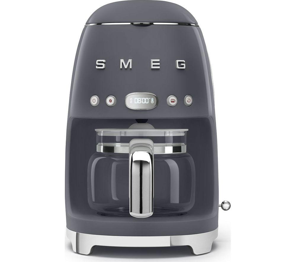 SMEG DCF02GRUK Filter Coffee Machine - Grey