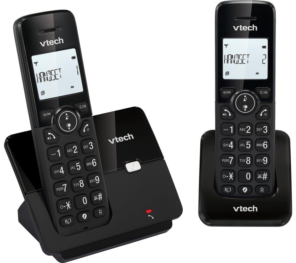 VTECH CS2001 Cordless Phone - Twin Handsets, Black image number 3 of 13