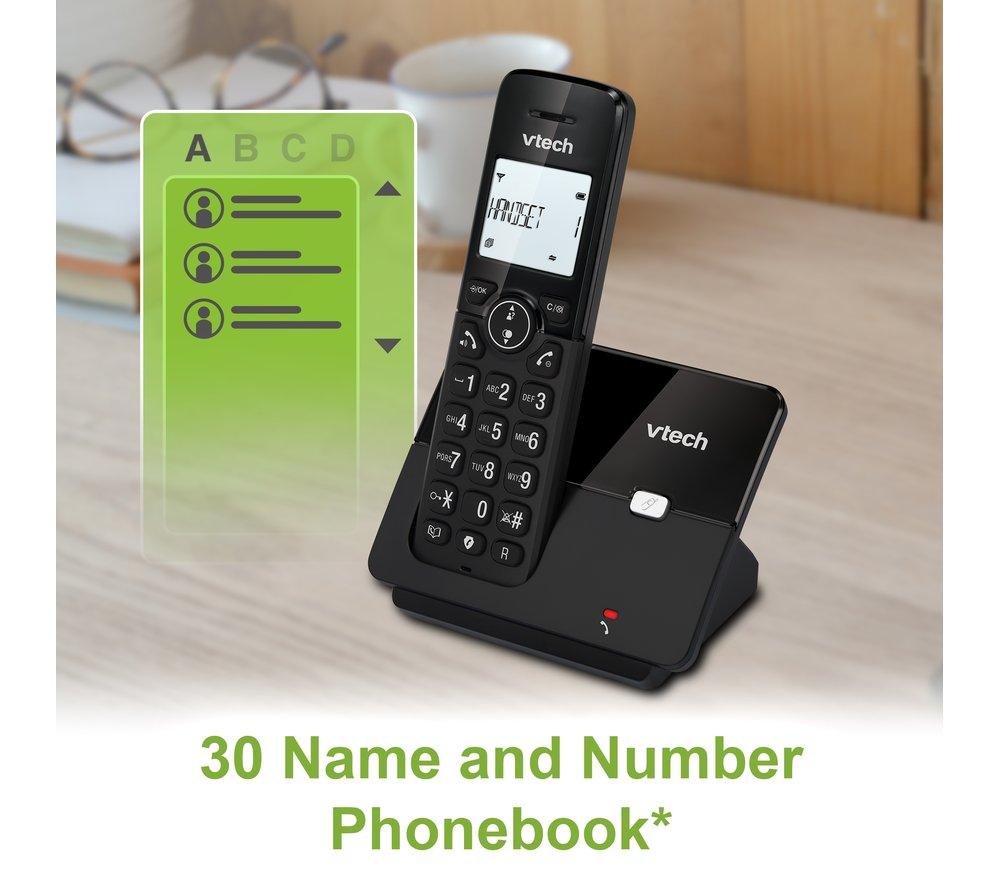 VTECH CS2001 Cordless Phone - Twin Handsets, Black image number 5 of 13