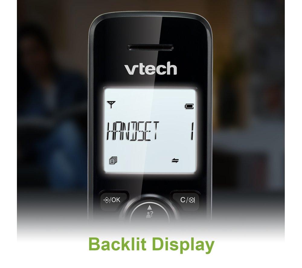 VTECH CS2001 Schnurloses DECT-Telefon mit 2 Mobilteilen für zu Hause
