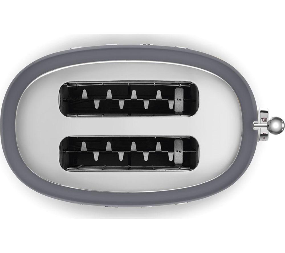 SMEG TSF01GRUK 2-Slice Toaster - Slate Grey image number 2 of 6