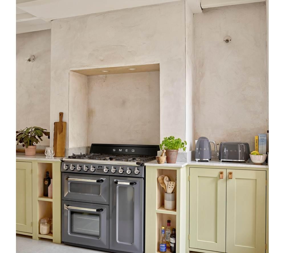 SMEG TSF01GRUK 2-Slice Toaster - Slate Grey image number 4 of 6