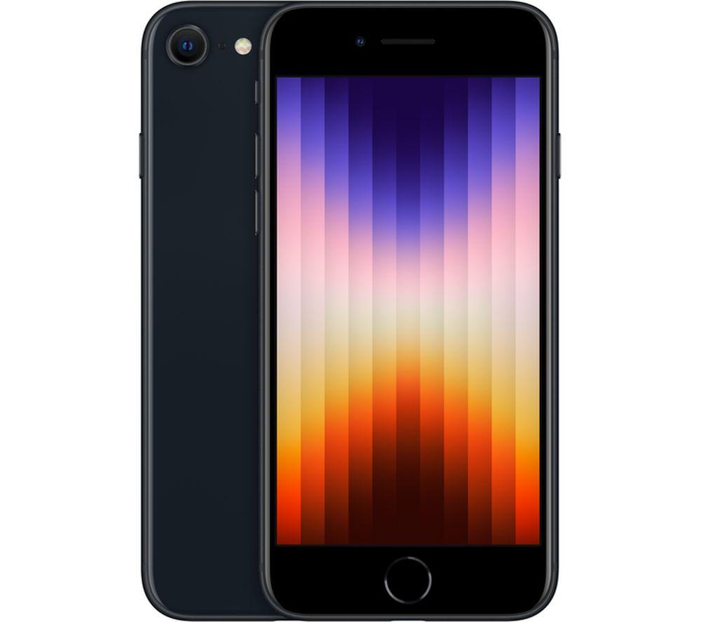 APPLE iPhone SE (2022) - 64 GB, Midnight, Black