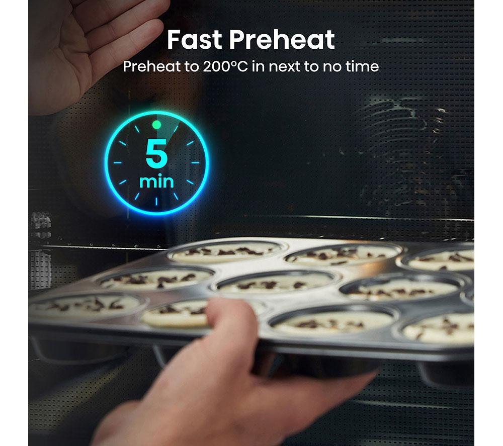 HISENSE BI62212AXUK Electric Steam Oven - Black & Stainless Steel image number 4 of 12