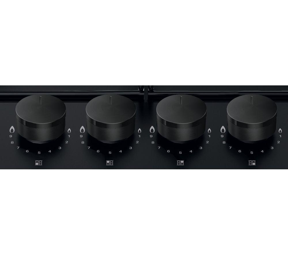 HOTPOINT PPH 60P F NB 55 cm Gas Hob - Anthracite image number 3 of 4