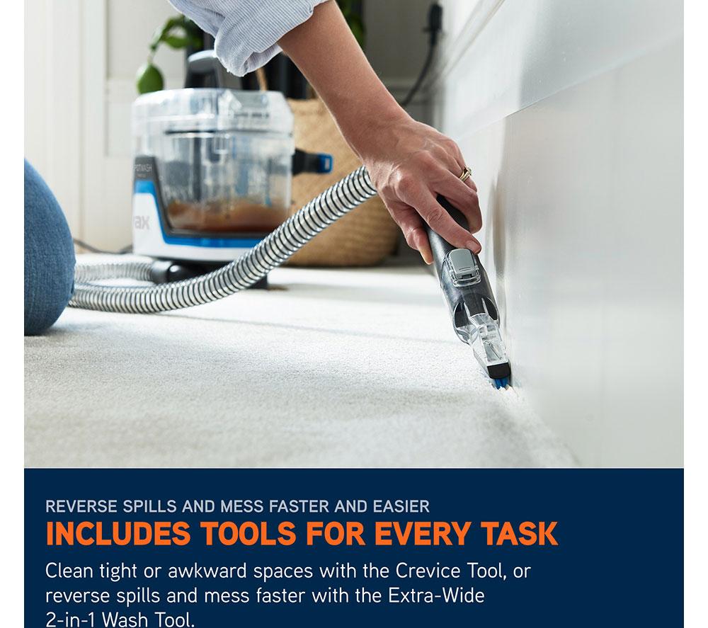 VAX SpotWash Home Duo CDSW&ndash;MPXP Carpet Cleaner - Grey, White & Blue image number 6 of 12