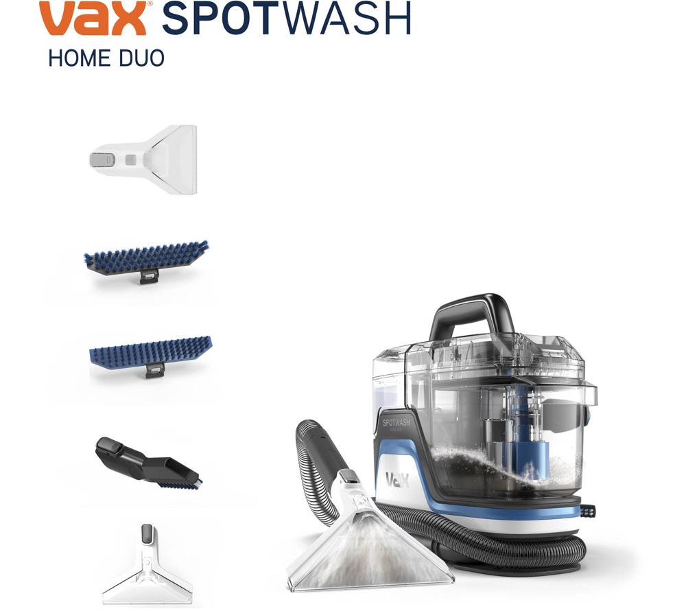 VAX SpotWash Home Duo CDSW&ndash;MPXP Carpet Cleaner - Grey, White & Blue image number 12 of 12