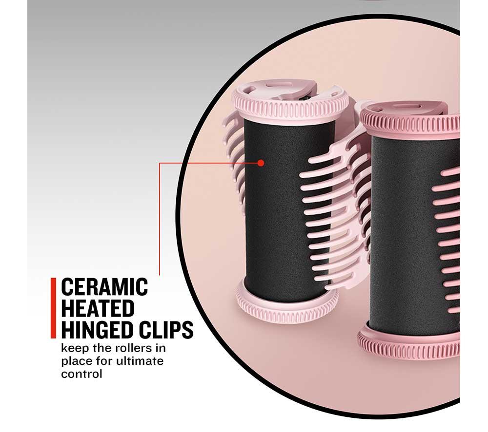 REMINGTON PROluxe H9100 Ceramic Rollers - White & Rose Gold image number 4 of 5