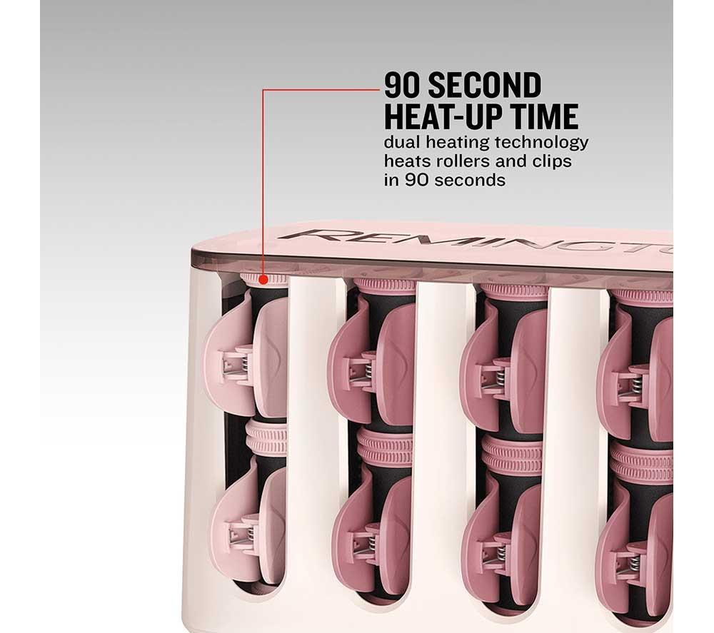 REMINGTON PROluxe H9100 Ceramic Rollers - White & Rose Gold image number 5 of 5
