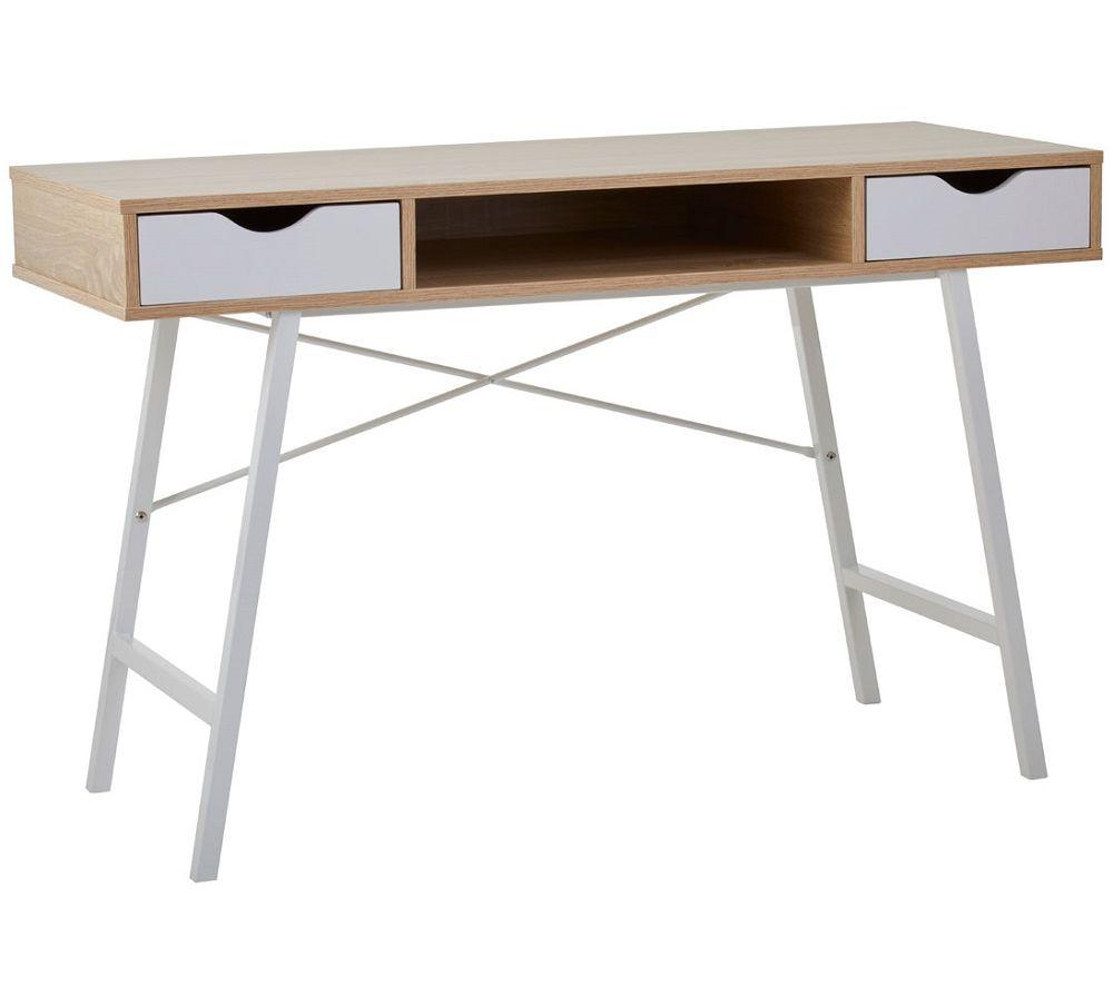 INTERIORS by Premier Bradbury Veneer Desk with 2 Drawers review