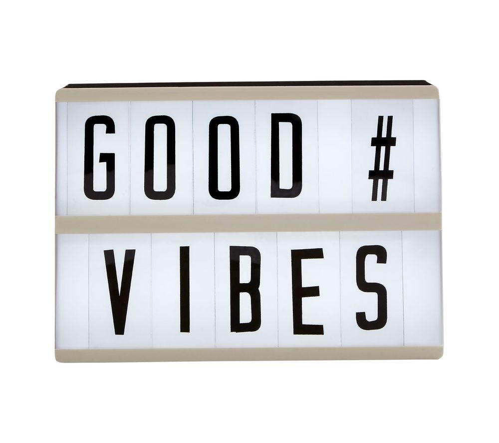 Image of PREMIER KIDS LED Light Message Box - Black & White