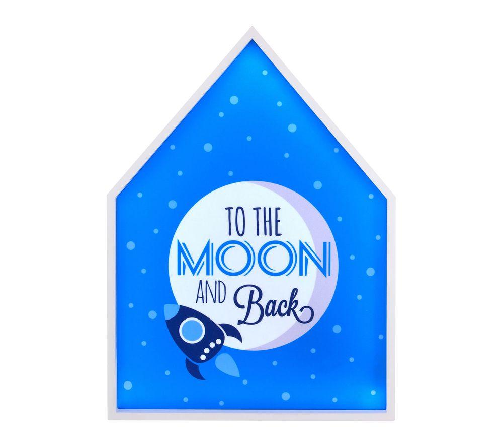 Image of PREMIER KIDS To The Moon & Back LED Light Box - Blue