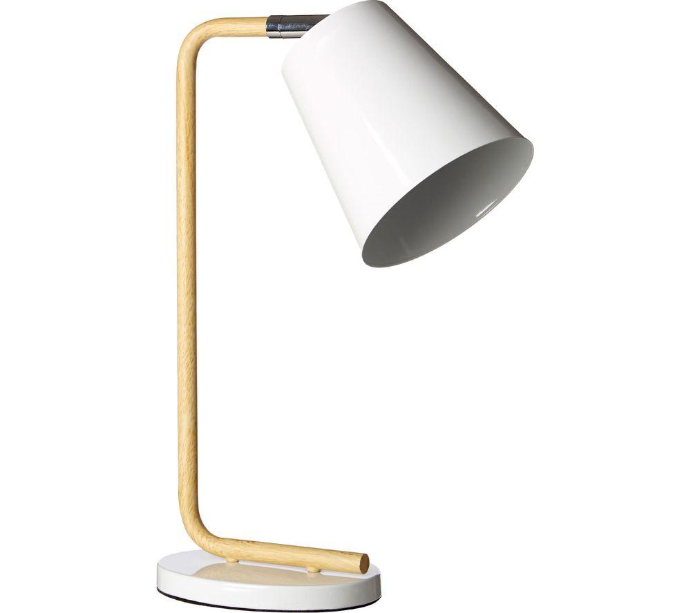 Image of INTERIORS by Premier Bruin Table Lamp - White