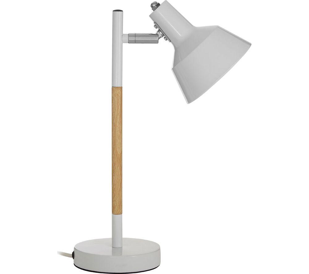 Image of INTERIORS by Premier Bryson Table Lamp - White