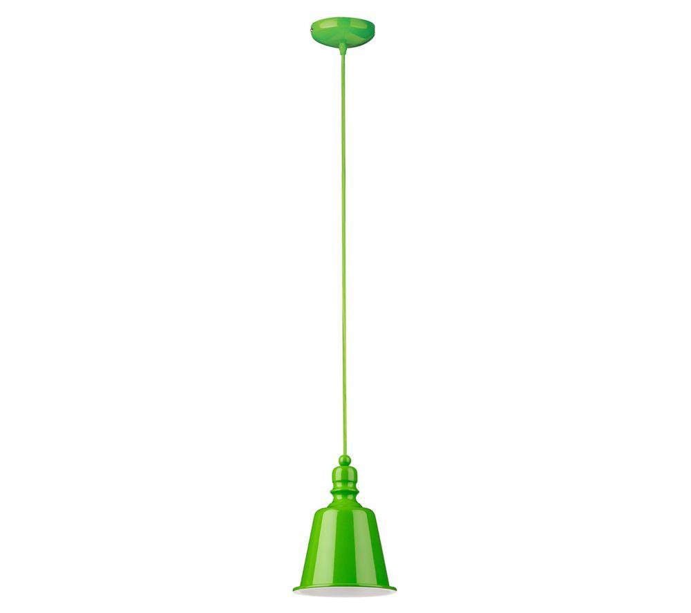 INTERIORS by Premier Pagoda Pendant Ceiling Light - Lime Green