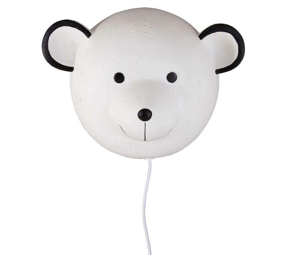 Image of PREMIER KIDS Bear Wall Mount Kids Night Light - White