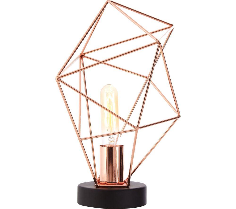 Image of INTERIORS by Premier Wyra Copper Finish Table Lamp