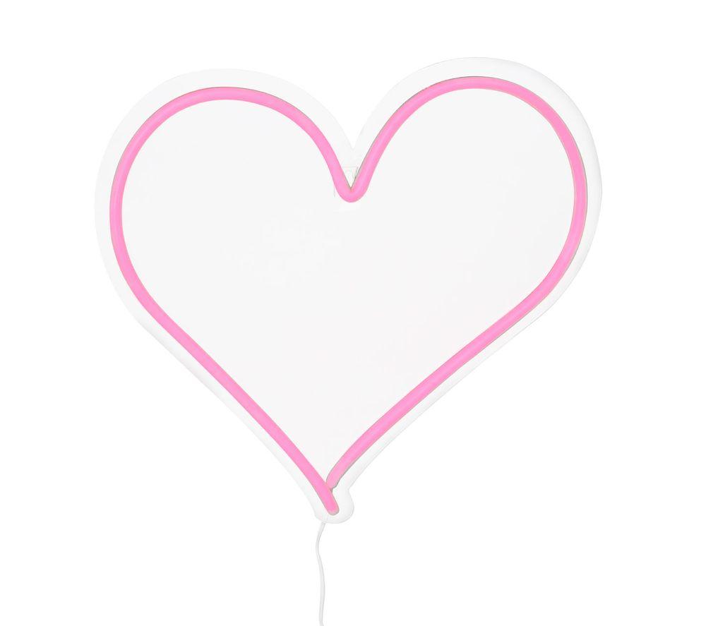 Large neon on sale heart light