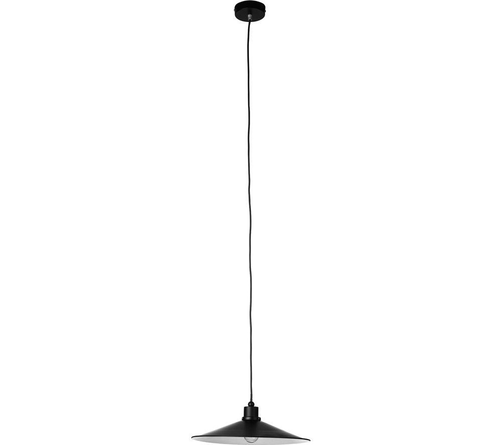 Image of INTERIORS by Premier Tribeca Pendant Ceiling Light - Black