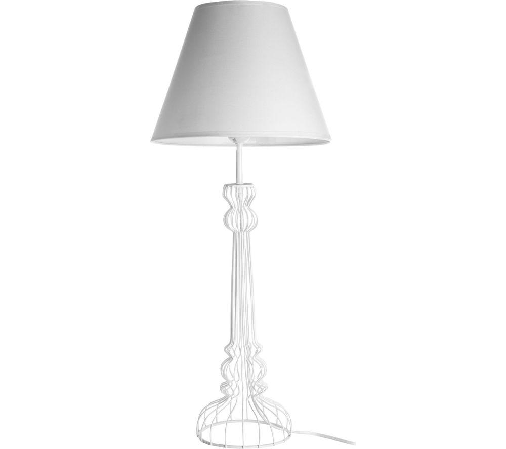 Interiors By Premier Chicago Table Lamp - White